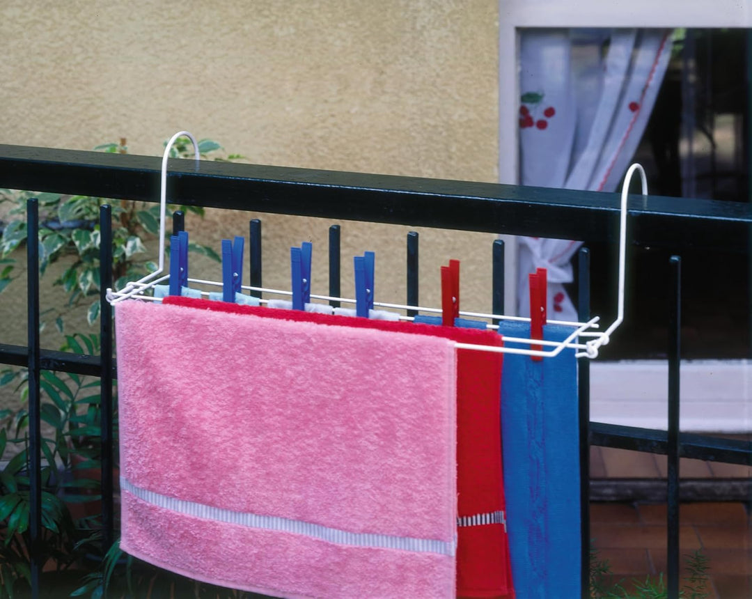 METALTEX Stendino - Tendedero plastificado 4 Barras, 2.5 metros Kleiderständer 58 x 22 cm, Kleiderst
