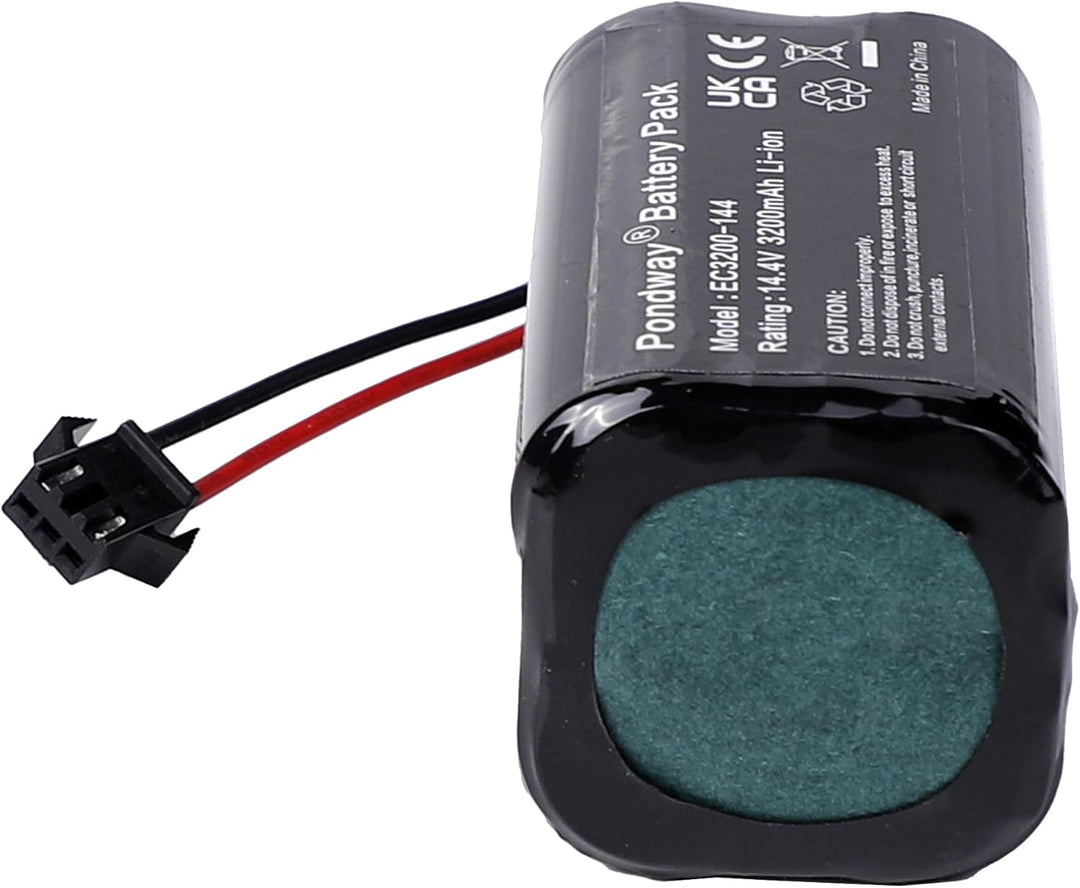 3200mAh 14.4V Ersatzakku Kompatibel mit Ecovacs Deebot 600/605/N79/N79S/DN622 für Bagotte BG600 BG60