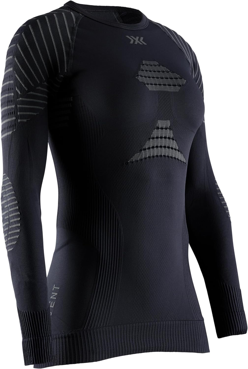 X-Bionic Damen Invent 4.0 T-Shirt L Black/Charcoal, L Black/Charcoal