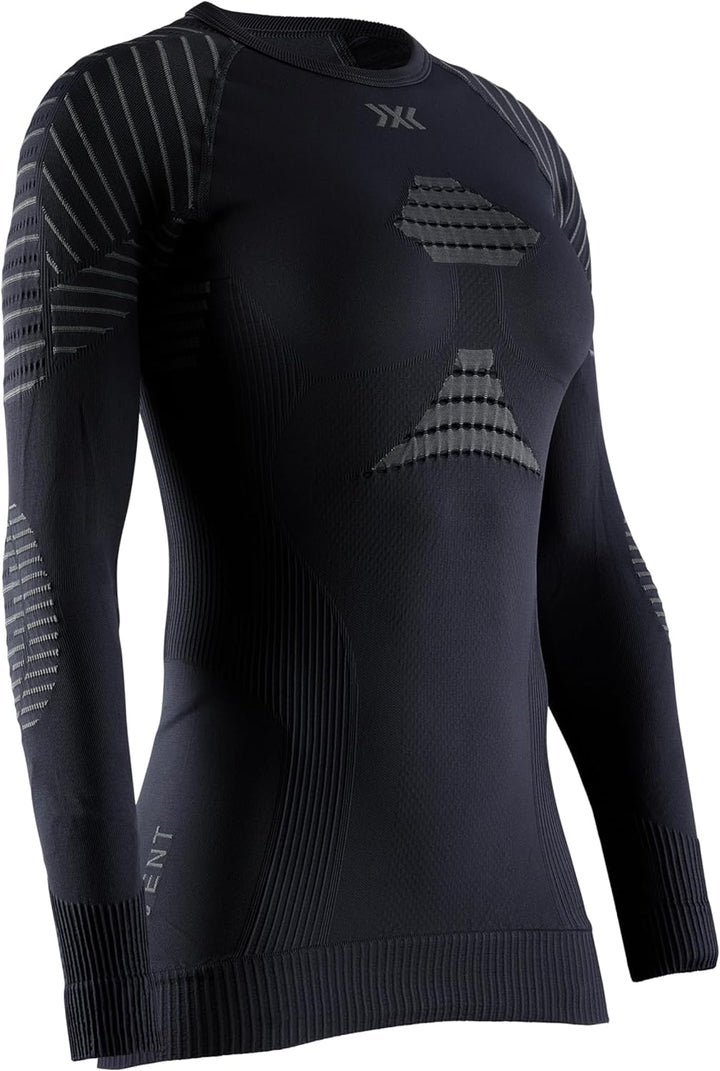 X-Bionic Damen Invent 4.0 T-Shirt L Black/Charcoal, L Black/Charcoal