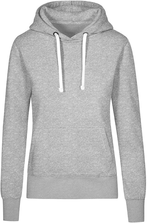 X.O Hoodie Plus Size Damen, Grau-Melange, XXXL