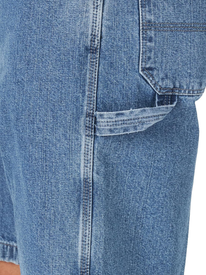Wrangler Authentics Men's Loose Fit Carpenter Short, 50 Antique Stonewash