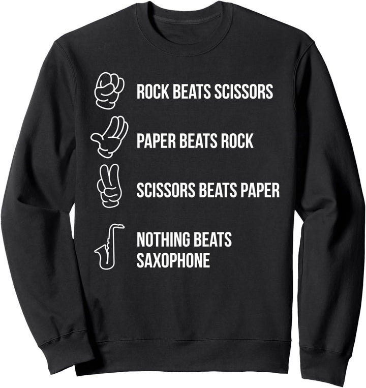 Nichts geht über ein Saxophon Geschenk für Jazzmusiker Tenor Sweatshirt