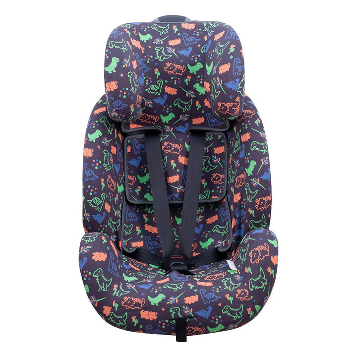 JYOKO Kids Bezug für Autositz Kompatibel mit Joie Stages, Every Stages (Happy Dino), HAPPY DINO