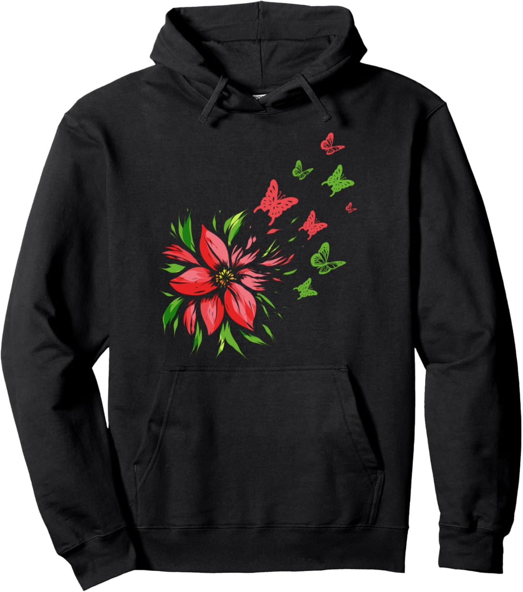 Florist Blumen Schmetterlinge Floristin Floristik Gärtner Pullover Hoodie