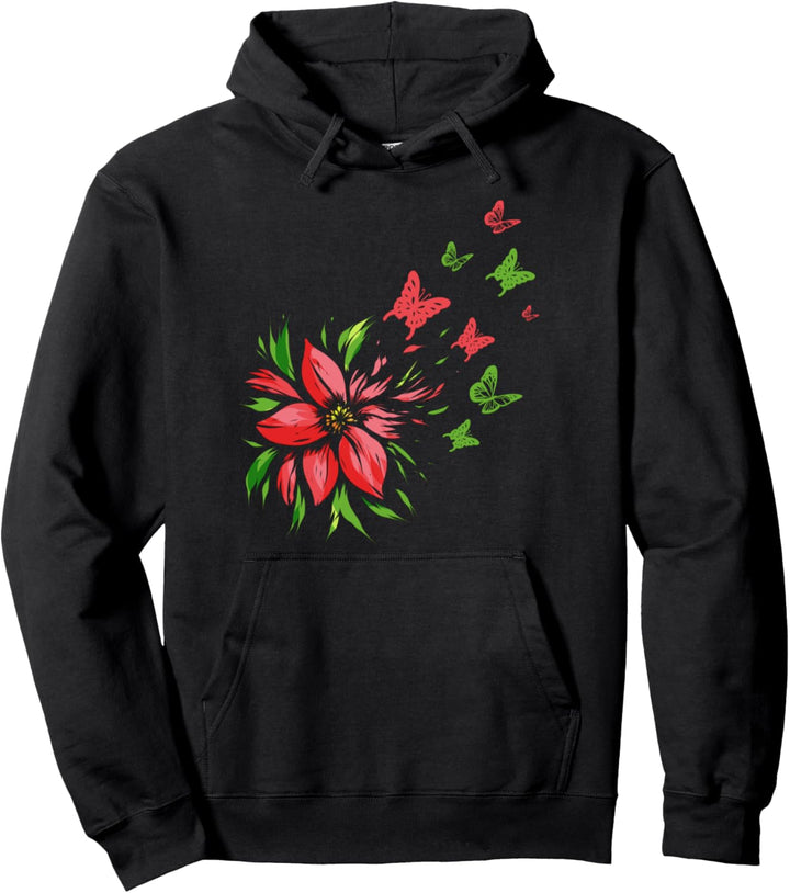 Florist Blumen Schmetterlinge Floristin Floristik Gärtner Pullover Hoodie