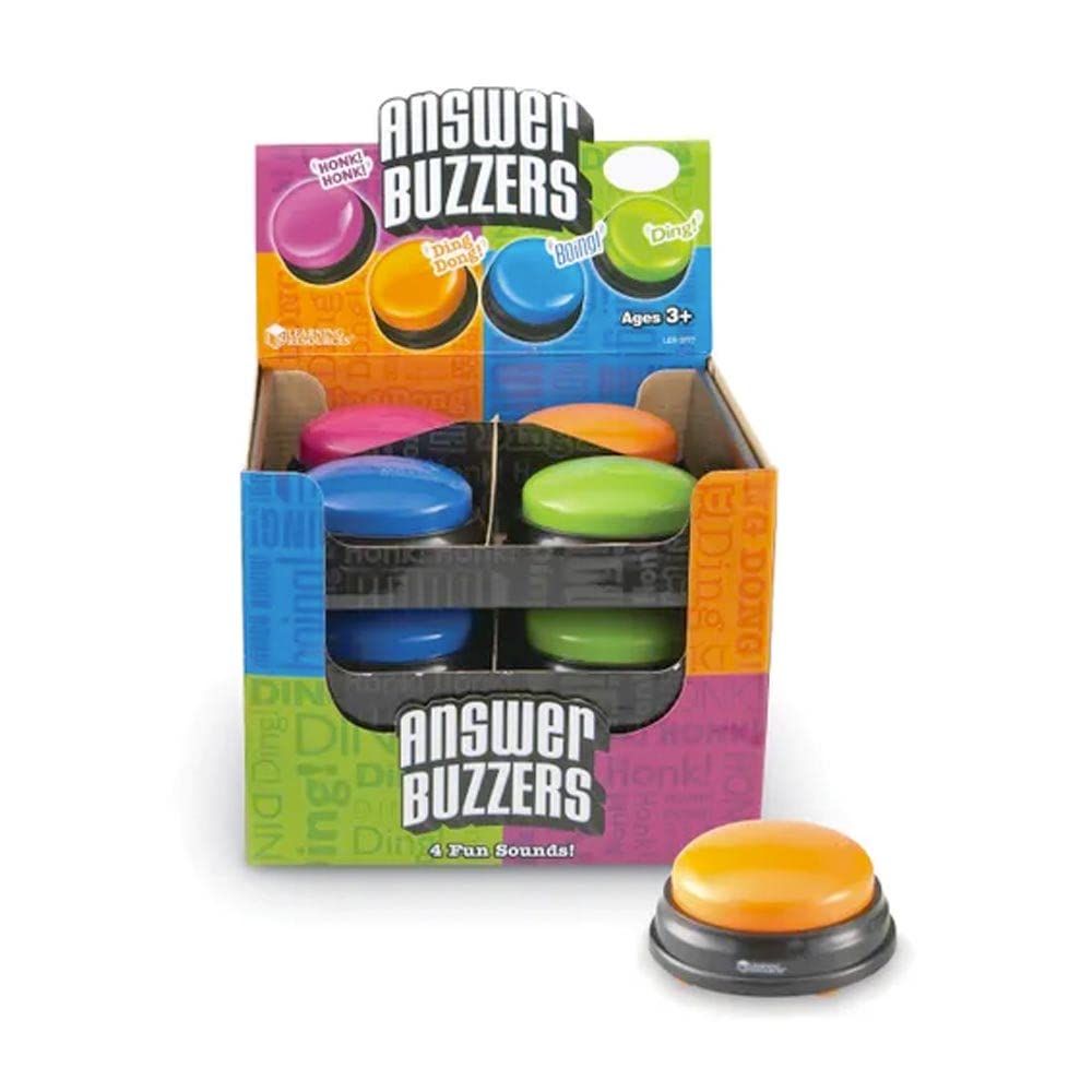 Learning Resources Buzzer, Set mit 12 Stück Satz mit 12 Stück, Satz mit 12 Stück