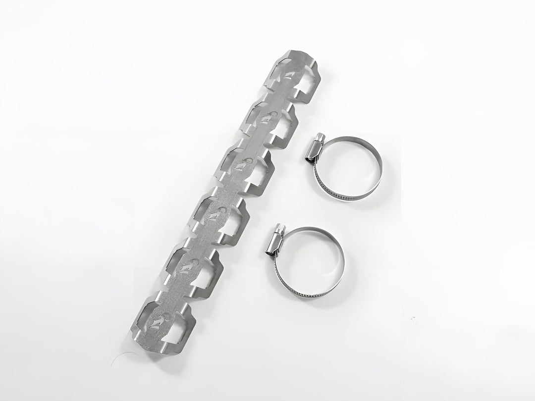 Universal Motorrad Krümmerschutzset Ø 42-47 mm Länge 280 mm 1 Krümmer IBEX