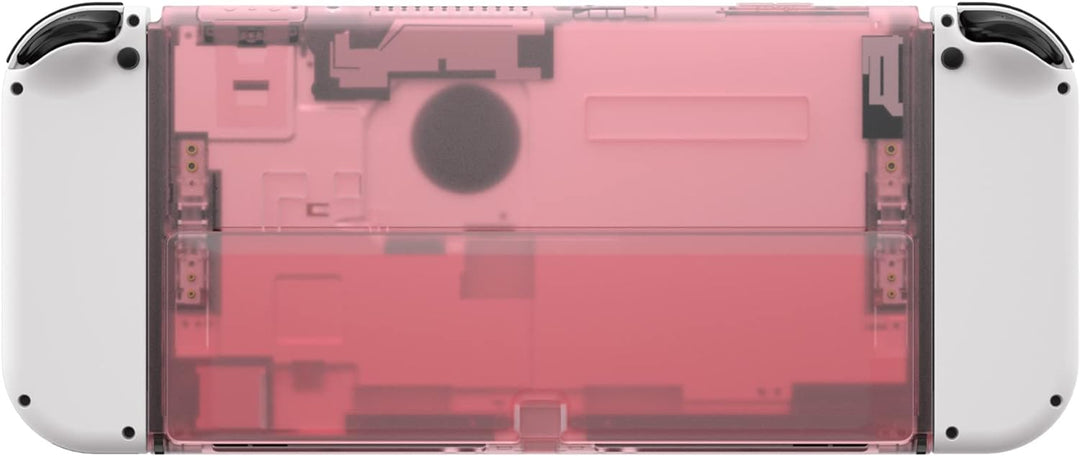eXtremeRate Rückeite Case Gehäuse für Switch OLED Konsole,Custom DIY-Ersatz Hülle Back Cover mit Kic