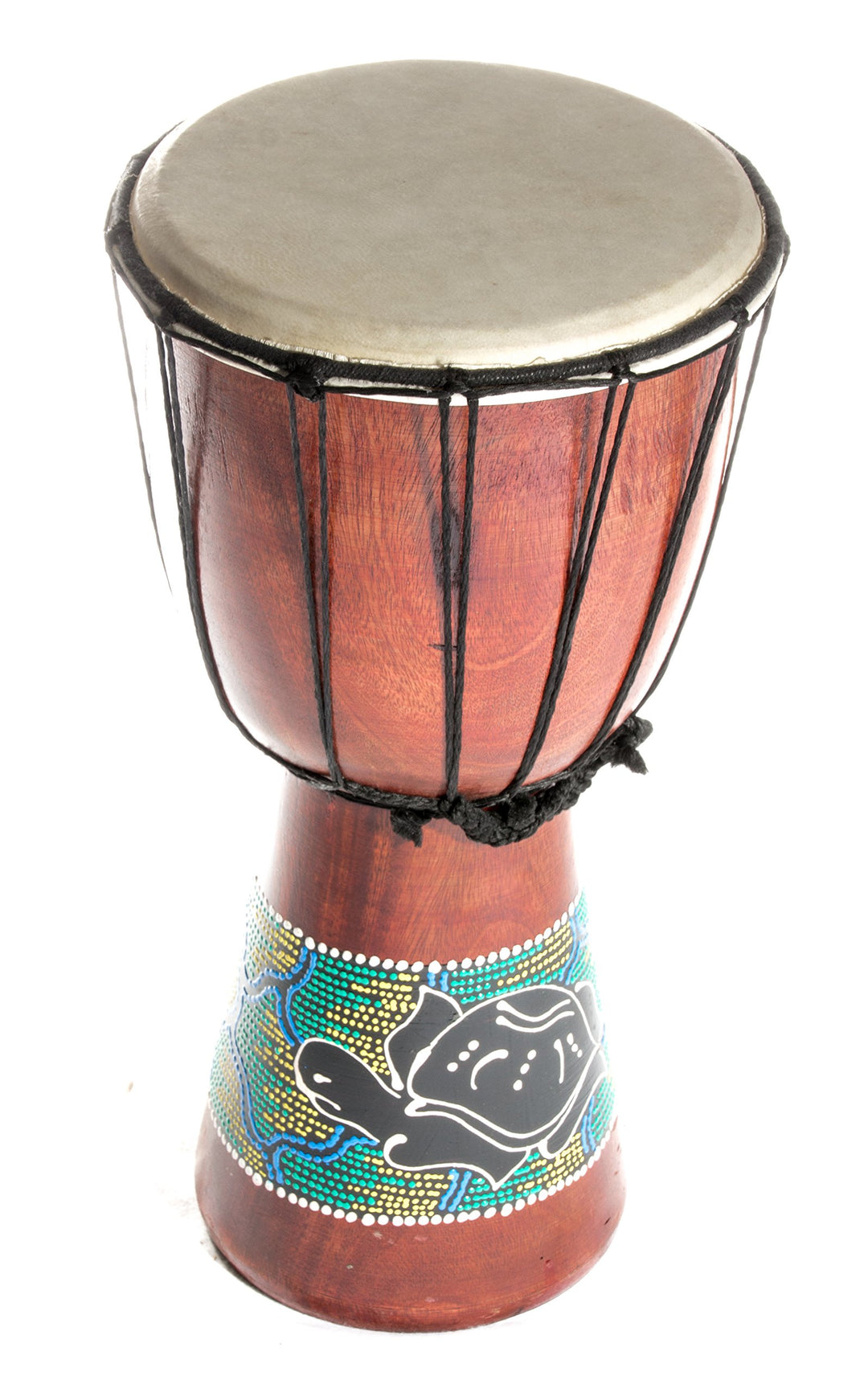 20cm Djembe Schildkröte Grün Djembe Trommel Bongo Drum Handtrommel Buschtrommel Percussion Kinder Fa