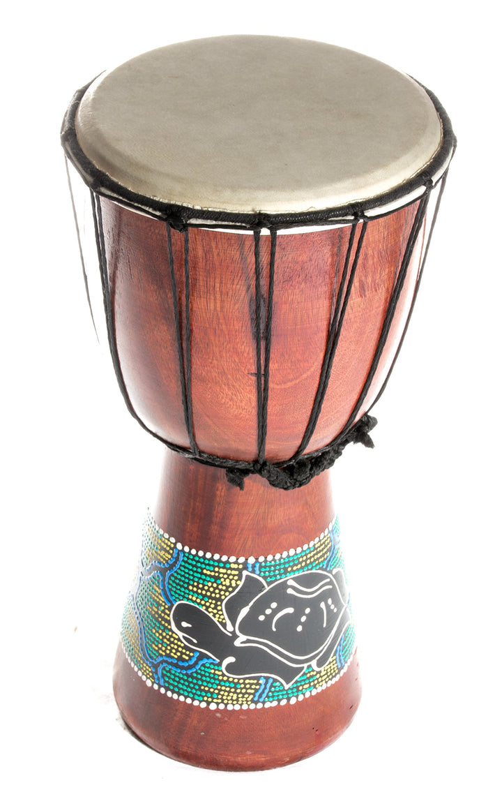 20cm Djembe Schildkröte Grün Djembe Trommel Bongo Drum Handtrommel Buschtrommel Percussion Kinder Fa