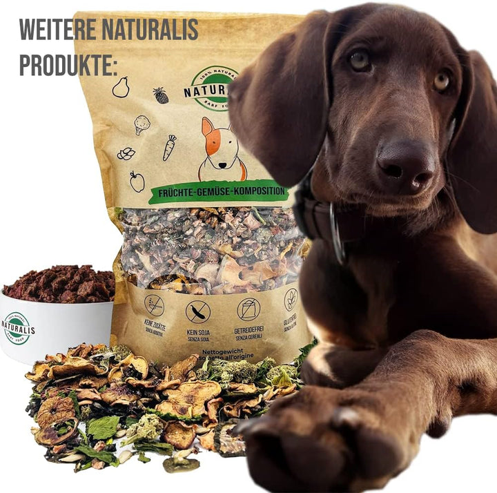 Naturalis Smart 80 Barf Trockenbarf Hundefutter 5 kg Rind Alleinfuttermittel ohne Zusätze getreidefr