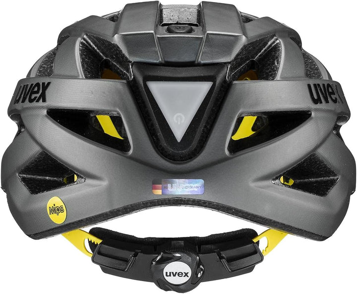 uvex Unisex – Erwachsene, city i-vo Fahrradhelm titan matt 56-60 cm Single, titan matt 56-60 cm Sing