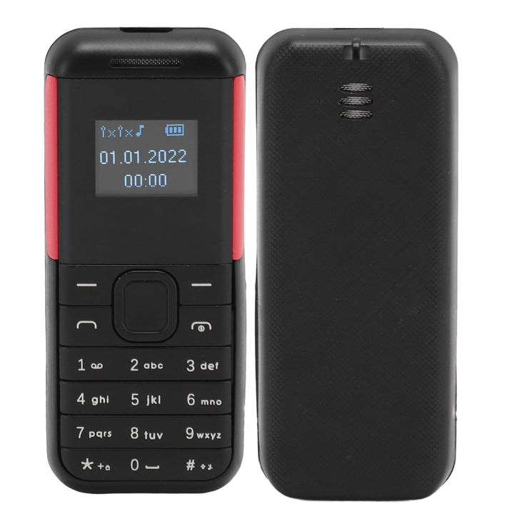 PUSOKEI KleinstesTelefon, Dual SIM Standby GSM Basistelefon mit Musik Player und Sprachwechsler, Str