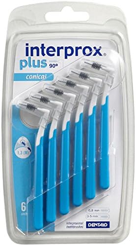 6x Interprox plus Interdentalbürsten blau conical 6er Pack (6x 6er Pack)