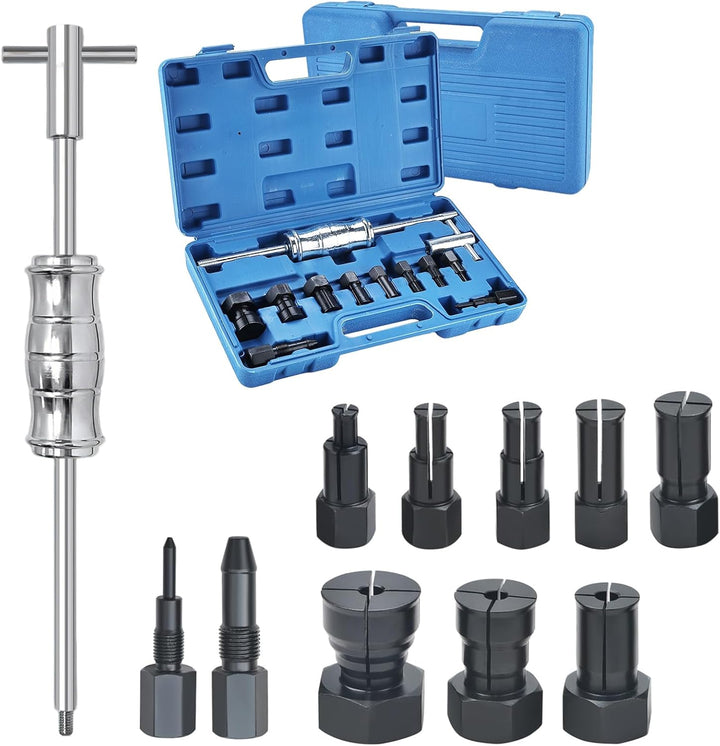 FreeTec Innenlager Abzieher Set, 8-32mm Innenabzieher Lager, Grundloch Lagerabzieher Innenlager Ausz