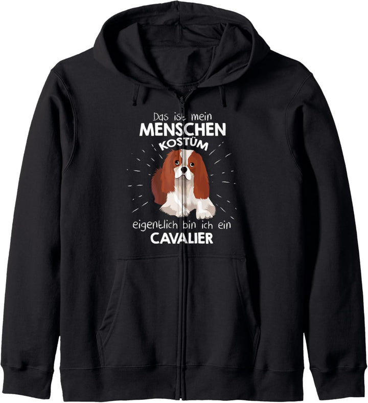 Mein Menschen Kostüm Bin ich ein Cavalier Kapuzenjacke