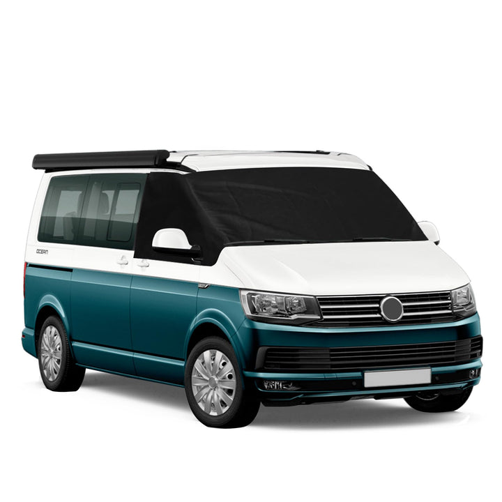 Auto Windschutzscheiben Abdeckung Ersatz für VW T5, 600D Luxus Frontscheiben Sonnenschutz, 100% Verd