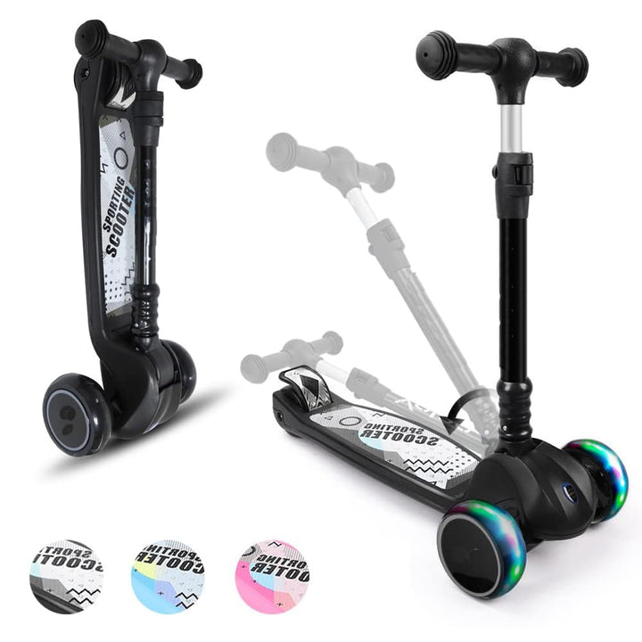 Kinder Roller, der Sichere Roller Kinder 3 Jahre, 4 Höhenverstellbare, Faltbar Lenker, 50 kg Belastb