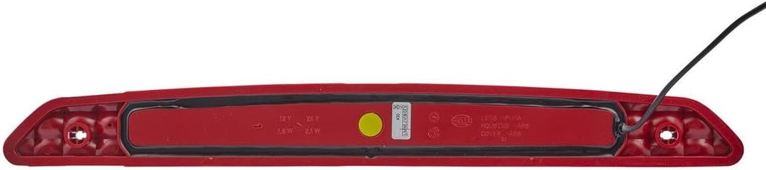 HELLA - Zusatzbremsleuchte - LED - 12V - Anbau - Lichtscheibenfarbe: rot - LED-Lichtfarbe: rot - Kab