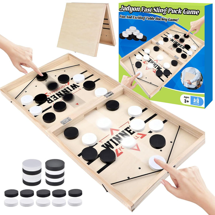 Sling Puck Game - Sling Puck Spel, Hockey Speelgoed Fast Game Fast Sling Puck, Spel Hockey Sling Bor