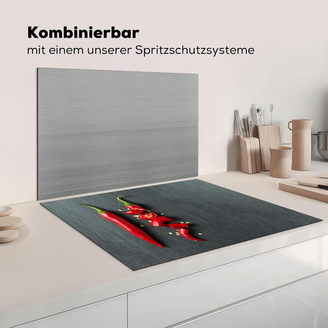 KitchenYeah© Herdabdeckplatte Einteilig Induktionsmatte Küche Abdeckung Ceranfeld Herd Abdeckplatte