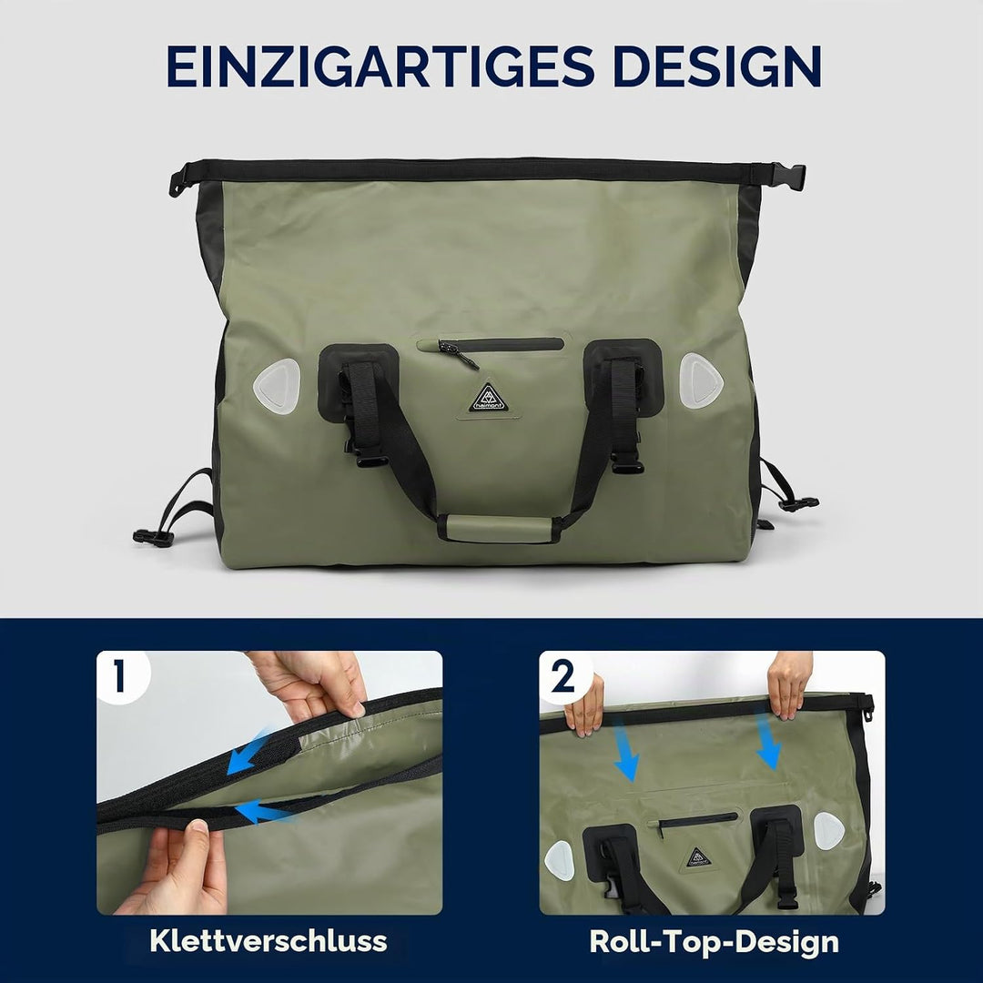 Wasserdichter Rucksack Dry Bag | wasserdichte Reisetasche Rucksack | Roll Top Seesack Wasserdicht fü