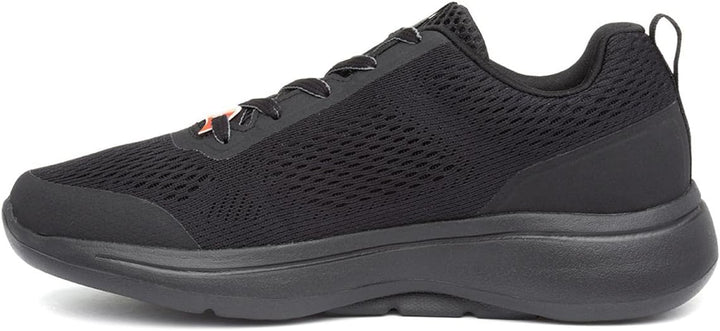 Skechers Herren Go Walk Arch Fit Idyllic Sneaker 39.5 EU Black Textile Synthetic Trim, 39.5 EU Black