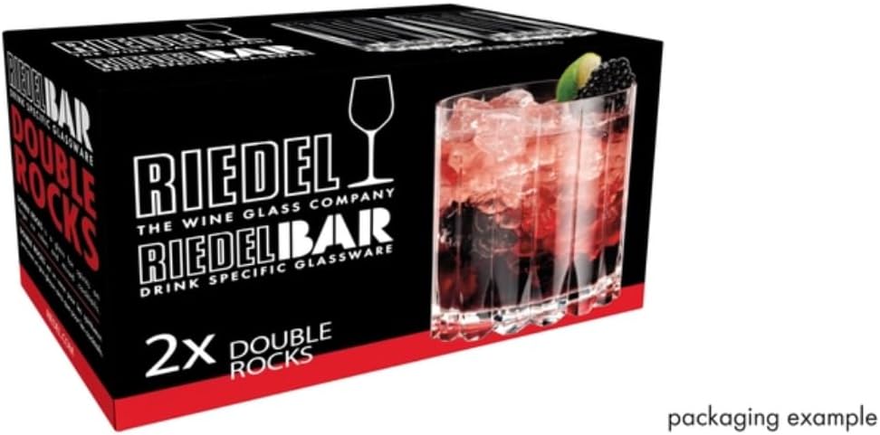 Riedel Drink Specific Glaswaren Double Rocks Set von 4 Stück, 57 ml Double Rocks, 4er-Set, Double Ro