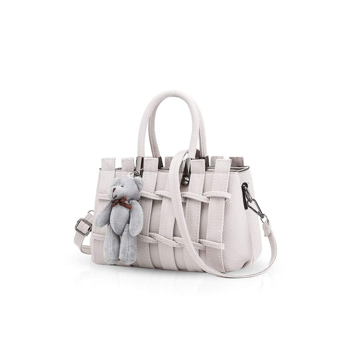 Neue Mädchen/Frauen süsse Mode-Handtasche Messenger Bag Umhängetasche Schulter-Geldbeutel Tote Weiss