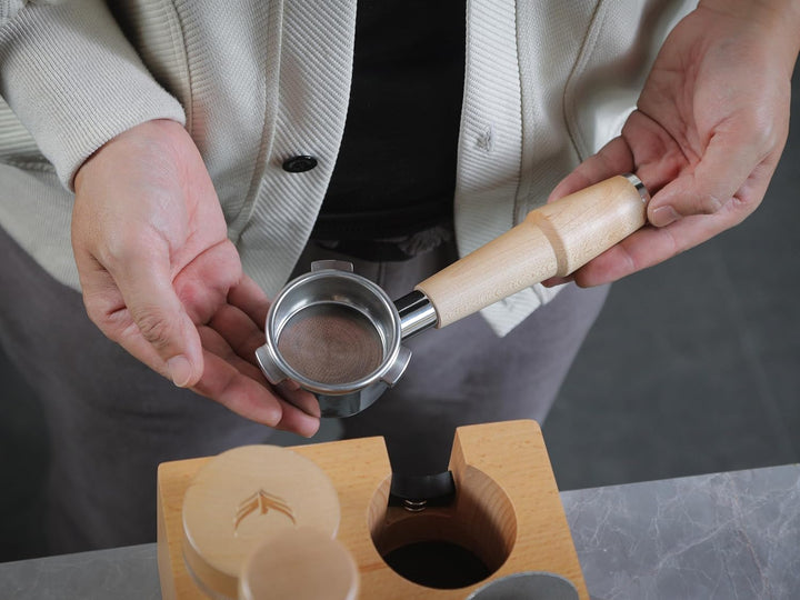 Bodenloser Siebträger 54mm für Sage Barista Express, Pro, Touch, Bambino Plus – Naked Portafilter Ah