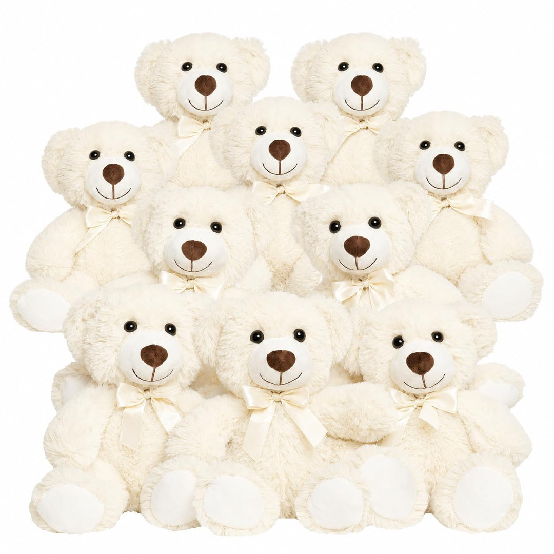 Teddybär gefülltes Tier Plüschtier Geschenk für Kind Freundin, 13.5 Zoll gefüllte Bären für Weihnach
