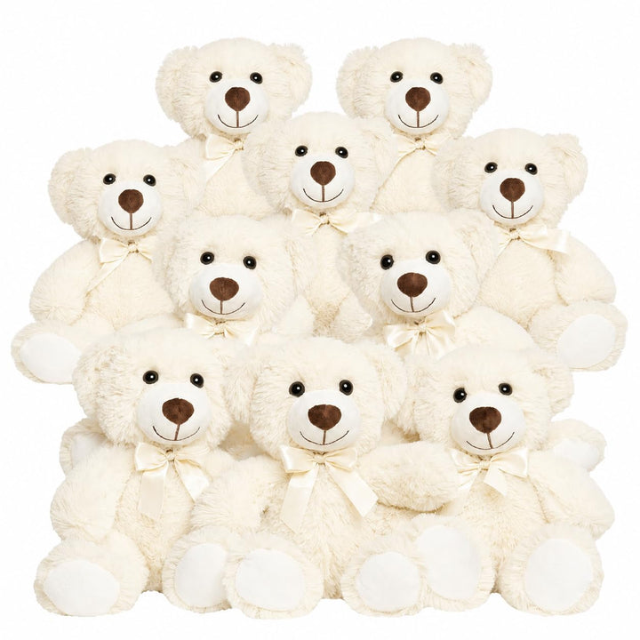 Teddybär gefülltes Tier Plüschtier Geschenk für Kind Freundin, 13.5 Zoll gefüllte Bären für Weihnach