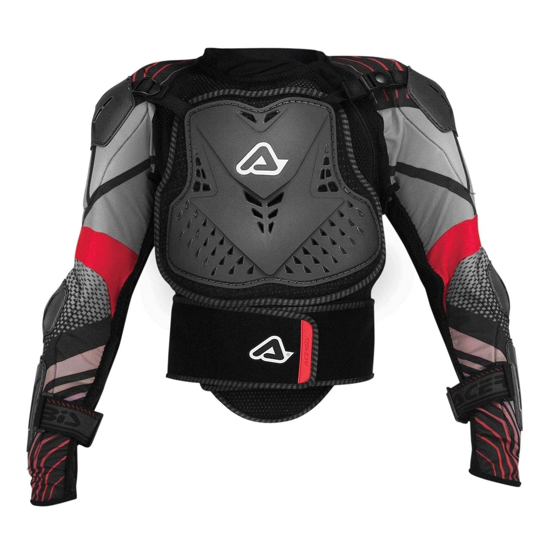 Brustgeschirr mit CE-Schutz Jr. 2.0 schwarz/grau L/XL L-XL, L-XL