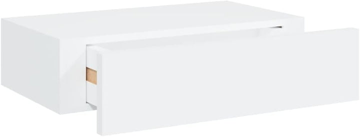Schubladenregal 40x23,5x10 cm 2 Pcs 40x23,5x10 cm MDF, Metall Weiss Wandschrank Mit Schublade Mit Sc
