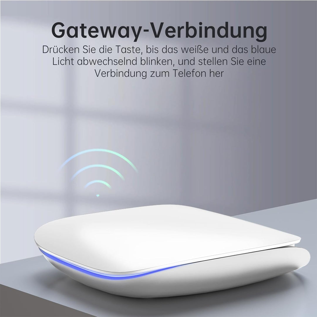 MIUCDA Tuya Zigbee Gateway Hub, 3 in 1 ZigBee 3.0 Bluetooth 5.0 WiFi Hub für Hausautomation Wireless