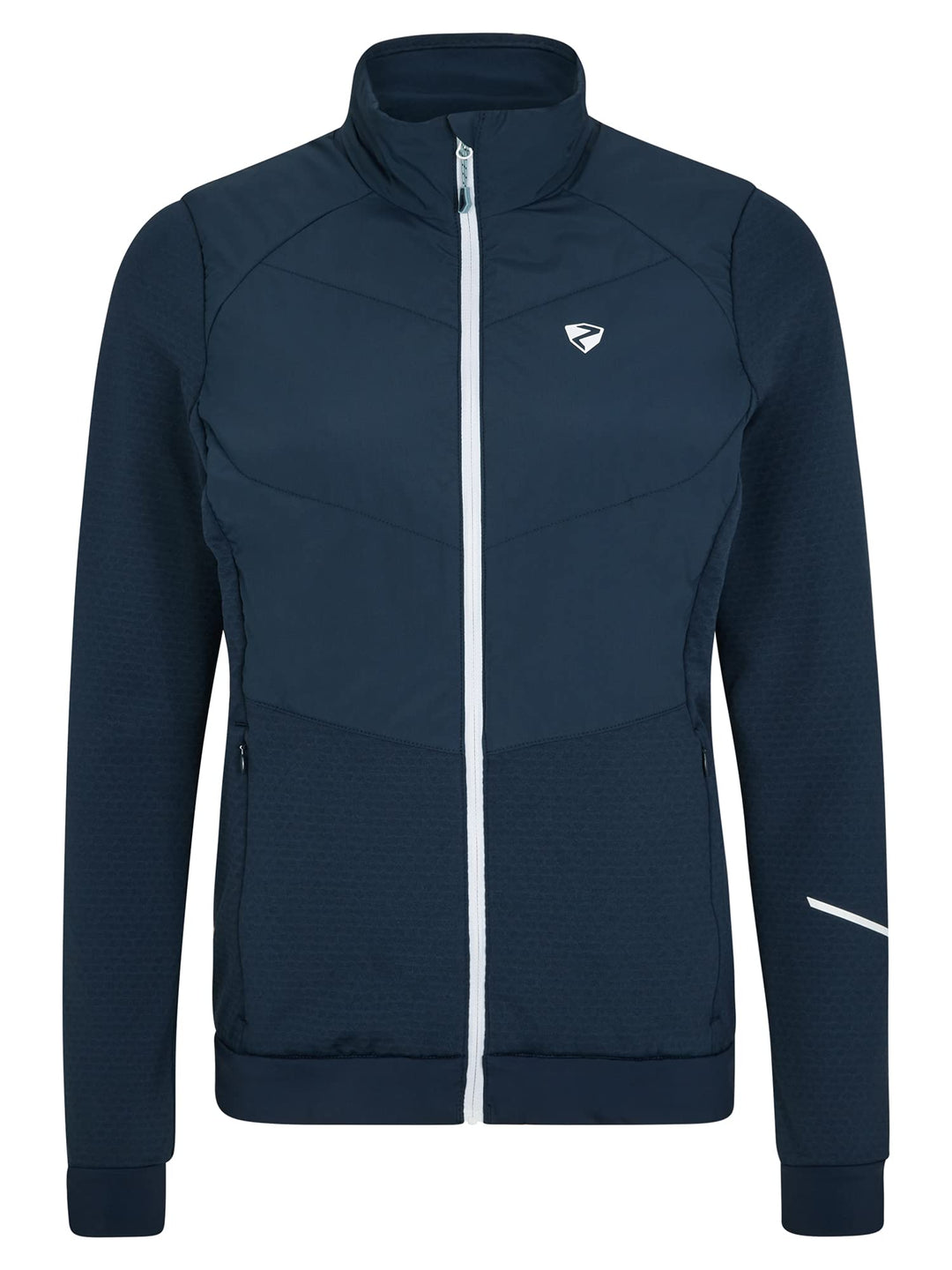 Ziener Damen Narina Funktions- / Hybrid-Hacke Bergsport | wattiert, winddicht, Primaloft, , 40 Dark
