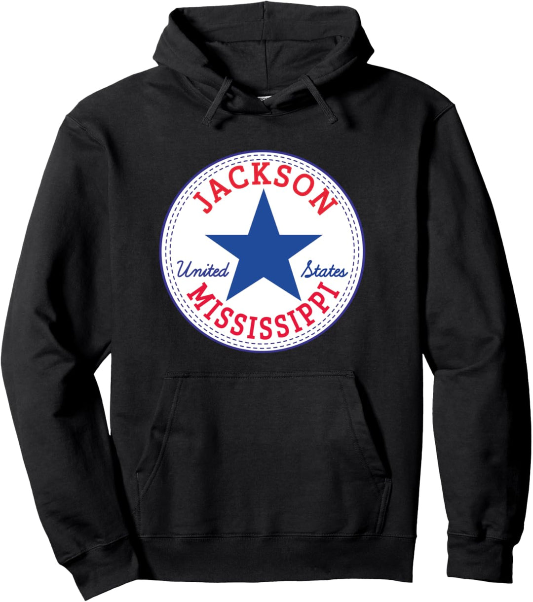 Jackson Mississippi USA Vereinigte Staaten Skater Touristen Pullover Hoodie