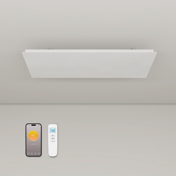 Infrarotheizung Deckenmontage mit Thermostat 1150 Watt, Deckenheizung Infrarot Deckenheizstrahler, A