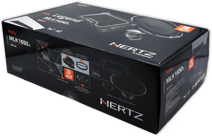 Hertz MLK 1650.3 – High-End 2-Wege-System mit langhubigem 165-mm-Tieftöner, 28-mm-Hochtöner, MLCX 16