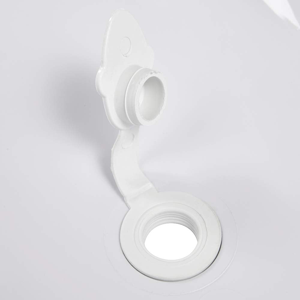 keeeper Star Ergonomische Babywanne mit Stöpsel, Ab 0 bis ca. 12 Monate, 84 cm, Maria, Weiss weiss 8