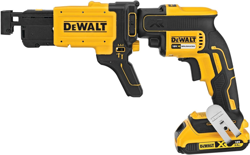 Dewalt Magazinvorsatz für XR Akku-Schnellbauschrauber DCF6202 (25-57 mm Schraubenlänge, Magazinstrei