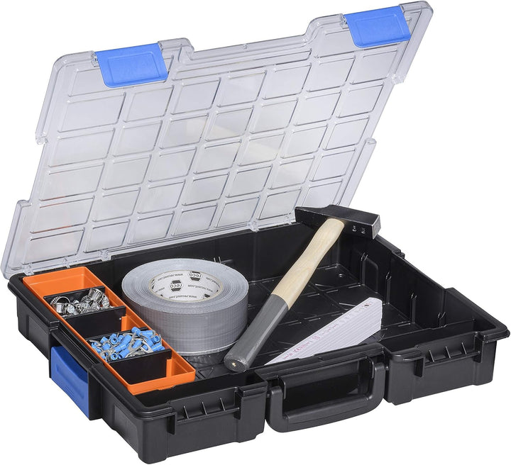 allit Kleinteilekoffer 454200 mit Verbindungsclips und hochschlagfestem Deckel, EuroPlus Pro >K< 44/