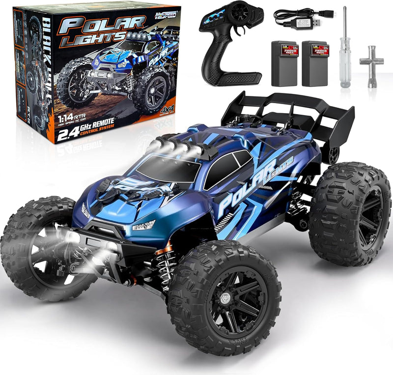 JOYTREKY Ferngesteuertes Auto, RC Auto 1：14 Monster Truck 45KM/H 2.4GHz 4WD Offroad Fahrzeug Geschen