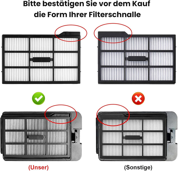 16 Stück Zubehörset für eufy E25 / E28 Omni Saugroboter mit 1 Paar Hauptbürsten, 4 Staubbeutel, 1 Wi