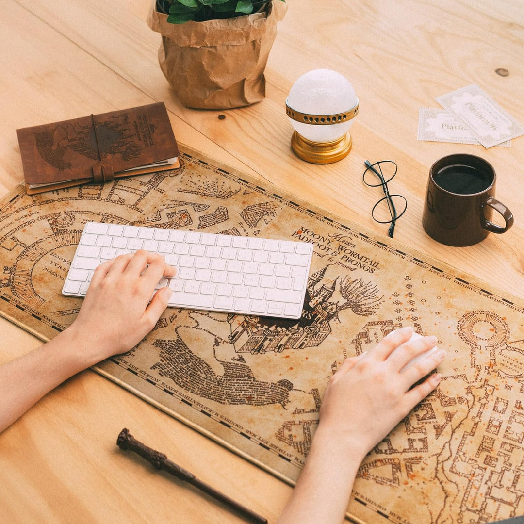 Grupo Erik Gaming Mauspad Harry Potter Fanartikel Geschenke - Karte des Rumtreibers Mousepad XXL 80