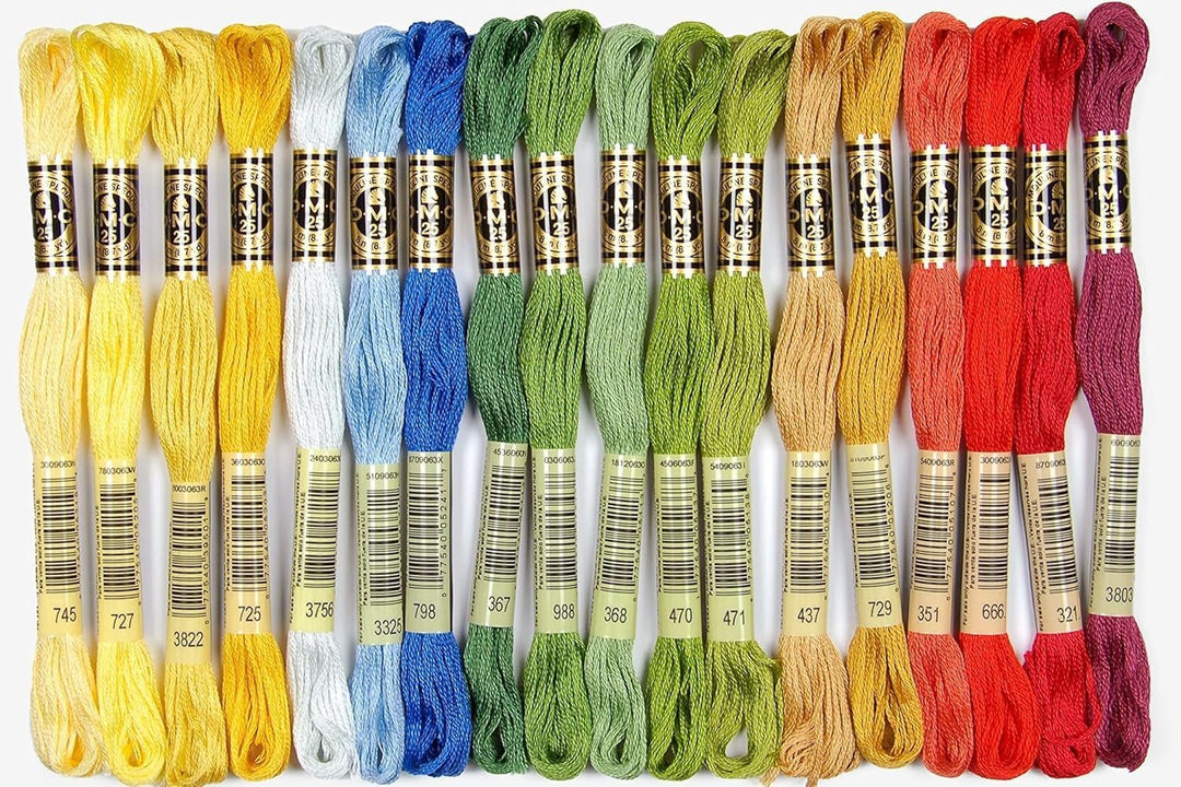 DMC - Mouliné Garnpack Heimdekorationen 8.7-Yards Mehrfarbig, 8.7-Yards Mehrfarbig