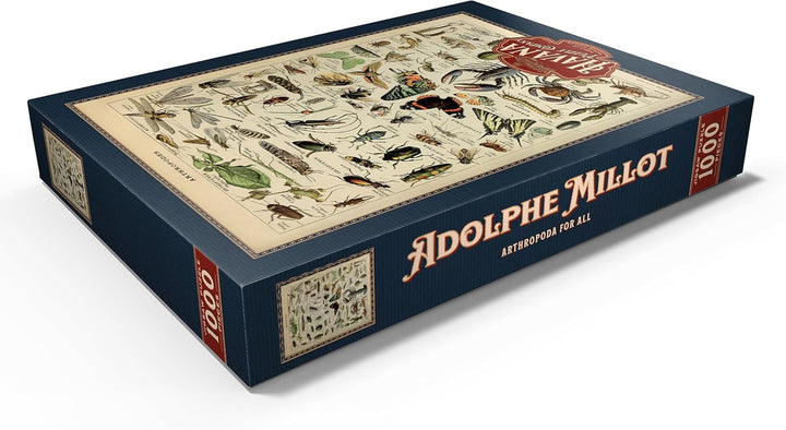 Gliederfüsser für alle, Vintage Art Poster, Adolphe Millot - Premium 1000 Teile Puzzle - MyPuzzle So
