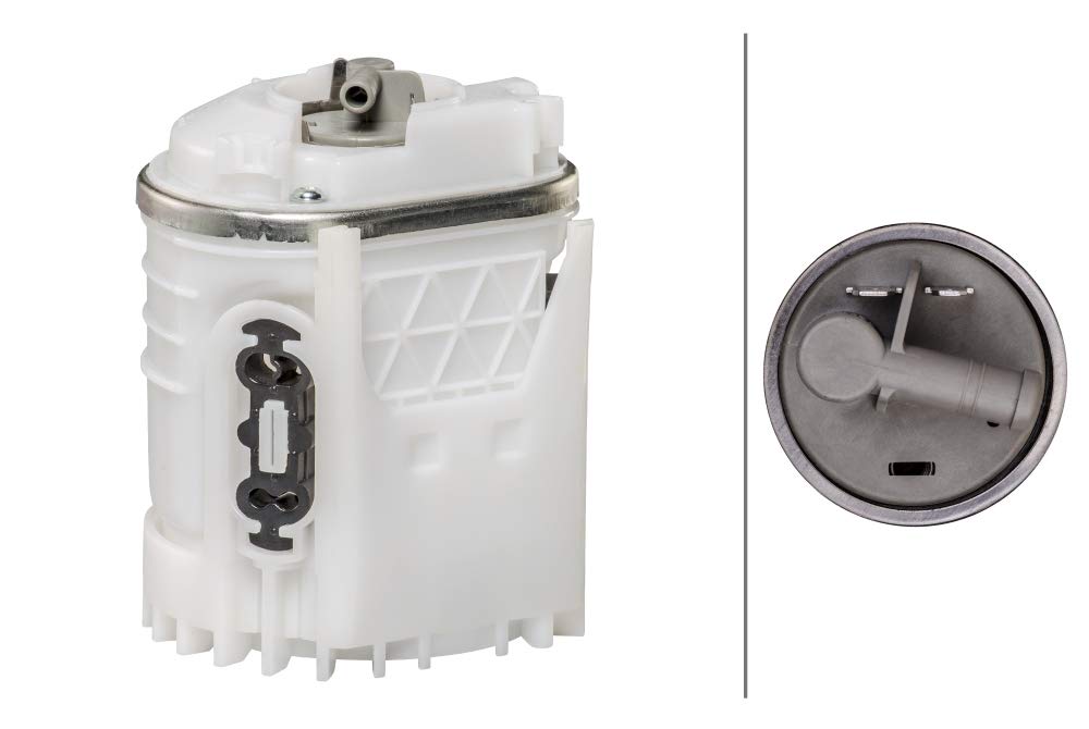 HELLA 8TF 358 106-271 Schlingertopf, Kraftstoffpumpe - elektrisch - 2-polig - ohne Dichtung/ohne Tan