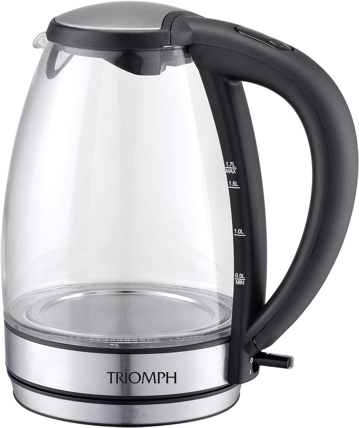 Triomph ETF1580 Wasserkocher mit Glaskanne 1,7 l